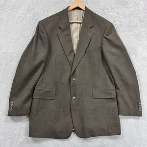 VTG Gianfranco Ruffini Italy Blazer 44L Houndstooth Wool‎ Sports Jacket